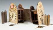 Two Wag-on-the-Wall Black Forest Clocks