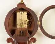 Nehemiah Dodge Wood Front Banjo Clock