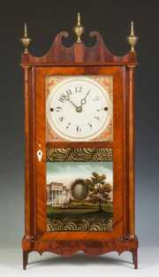 Ethel North Pillar & Scroll Clock