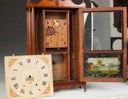 Mark Leavenworth Pillar & Scroll Clock