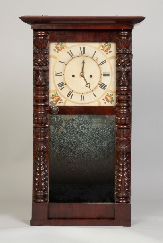 Abner Jones, Bloomfield, NY, Empire Shelf Clock