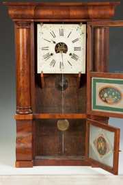 Forestville Mfg. Co. Empire Shelf Clock