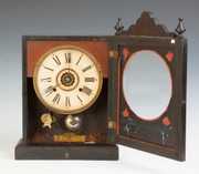 Unusual Ansonia Ebonized East Lake Victorian Shelf Clock