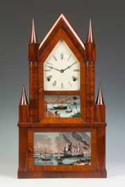 Elisha Manross Steeple on Steeple Clock