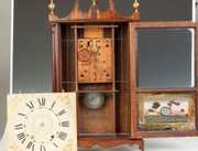 Bishop & Bradley Pillar & Scroll Clock
