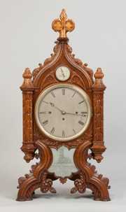 English Gothic Cathedral Shelf Clock