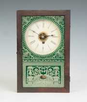 New England Clock Co. Cigar Box Clock with Alarm