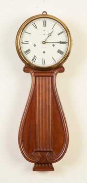 New Haven Lyre Clock
