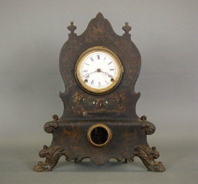 Gilbert Iron front shelf clock