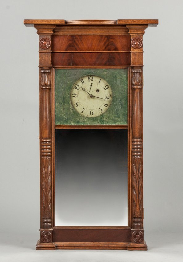 Asa Munger Shelf Clock, Auburn, NY
