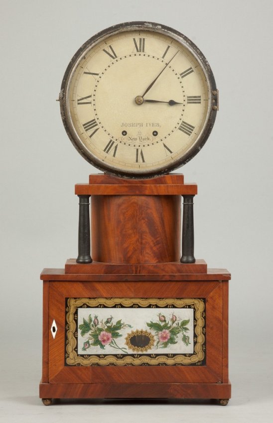 Rare Joseph Ives Brooklyn Model Shelf Clock