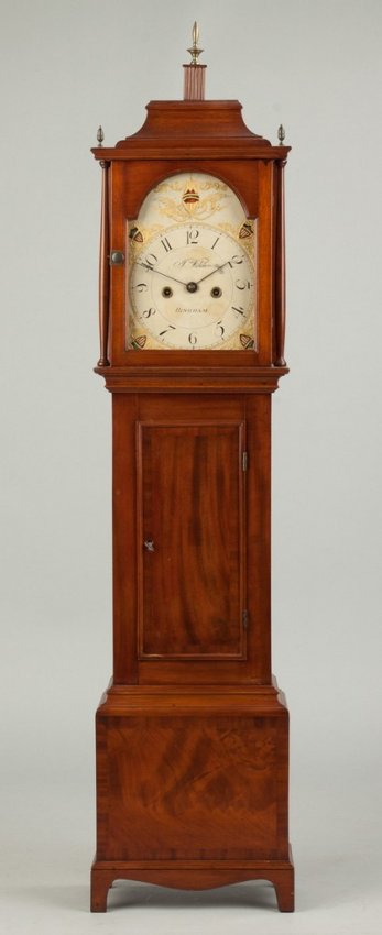 Fine and Rare Joshua Wilder Dwarf Clock, Hingham, MA