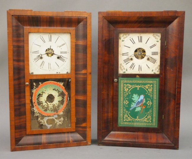 2 Ogee shelf clocks