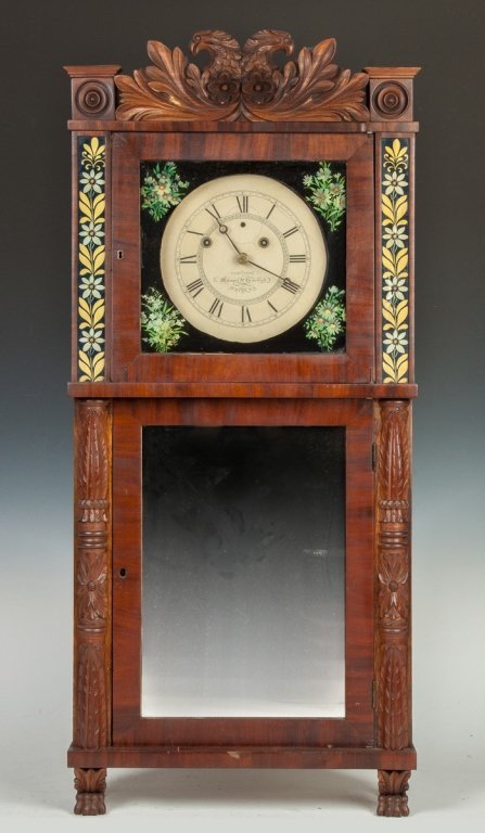 Asa Munger Shelf Clock, Auburn, NY