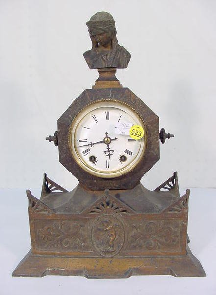 Seth Thomas & Sons No.8013 Spelter Shelf Clock