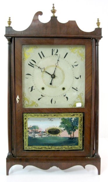 Charles & Kirke Pillar & Scroll Clock