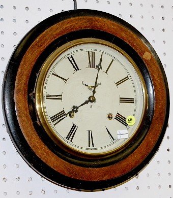 Jerome & Co. Round Antique Gallery Clock