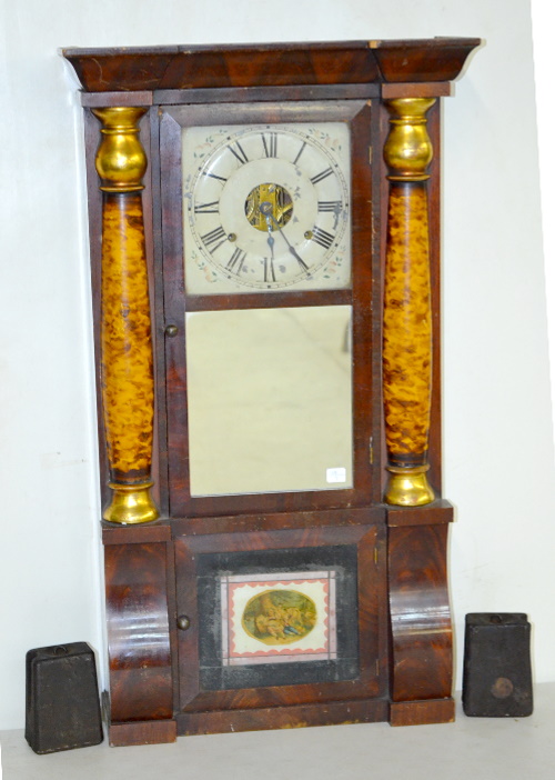 Antique Seth Thomas Split Column Triple Decker Shelf Clock