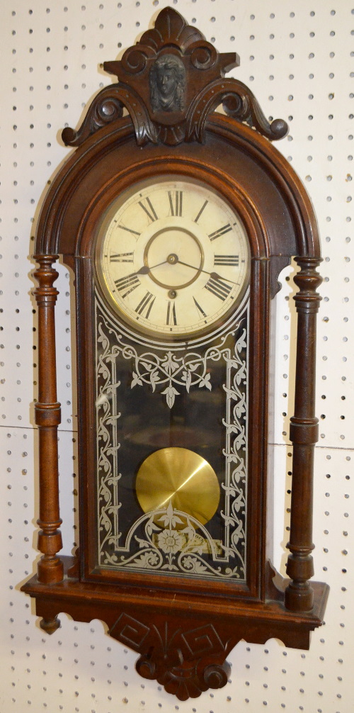 Antique Ansonia “Commerce Variant” Spring Wall Clock