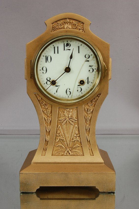 Ansonia Art Noveau style shelf clock