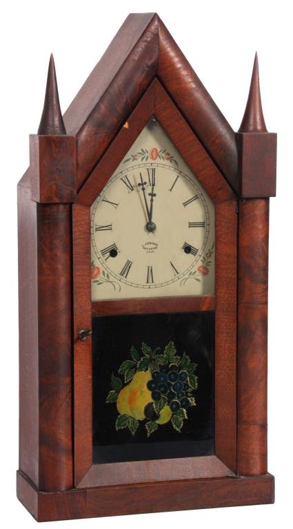Chauncey Jerome Fusee Steeple Clock