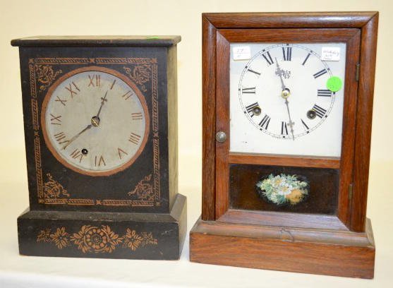 Waterbury &New Haven Antique Shelf Clocks