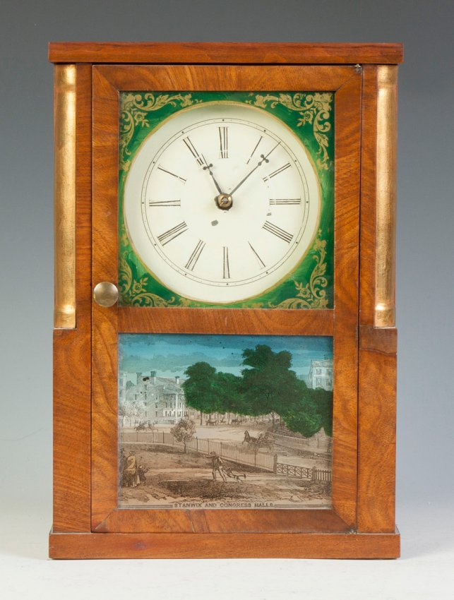 Miniature Shelf Clock, Sold by George Bowman, New