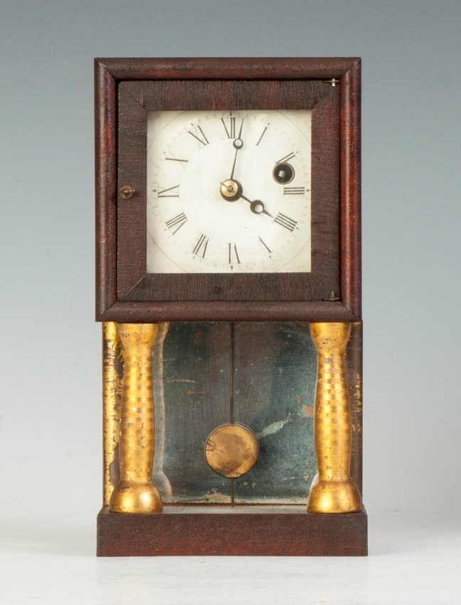 Rare S.B. Terry Miniature Empire Clock