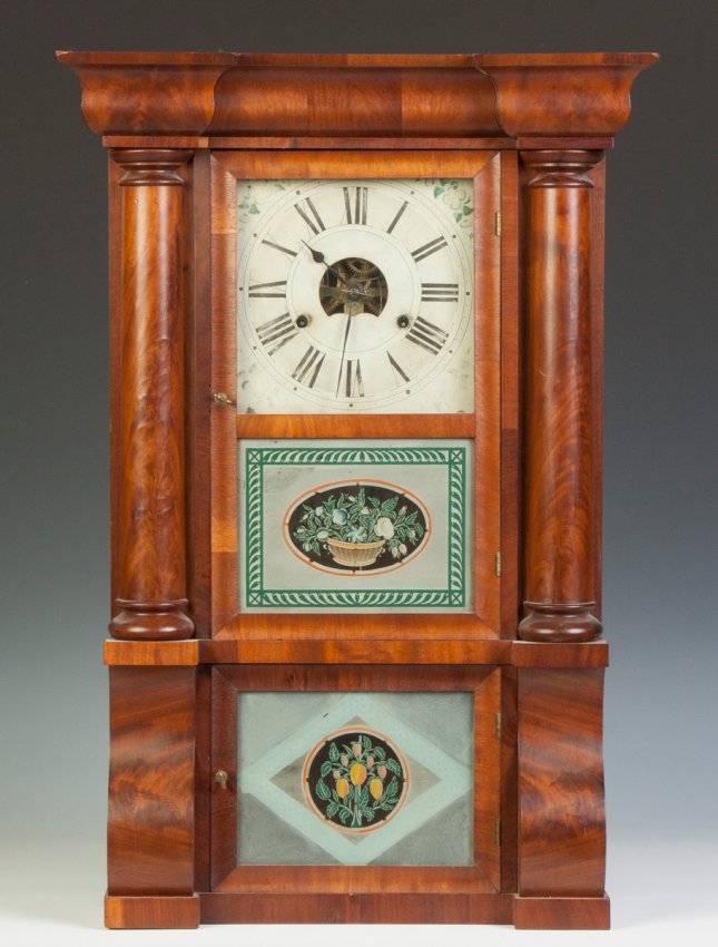 Forestville Mfg. Co. Empire Shelf Clock