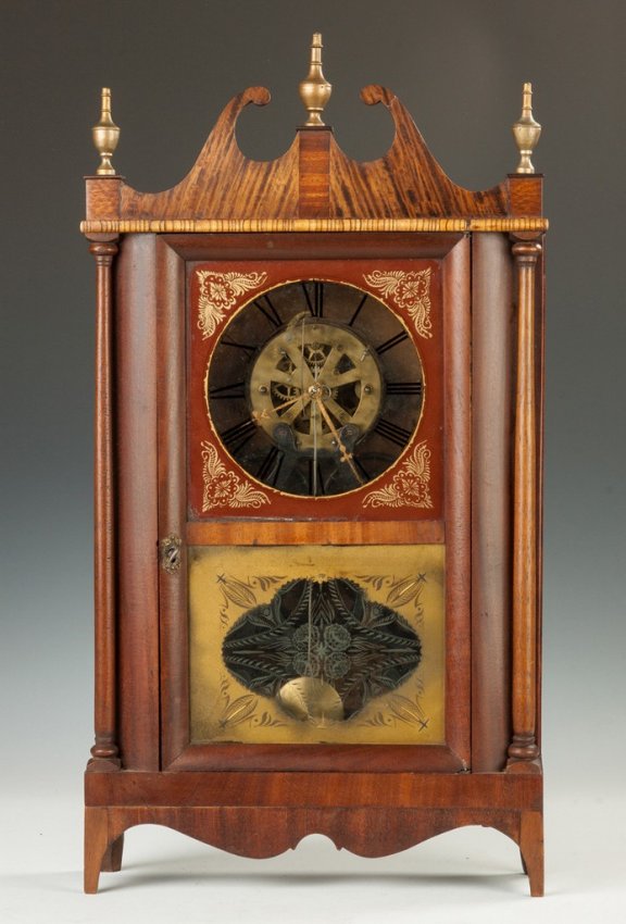 Joseph Ives Wagon Spring Shelf Clock