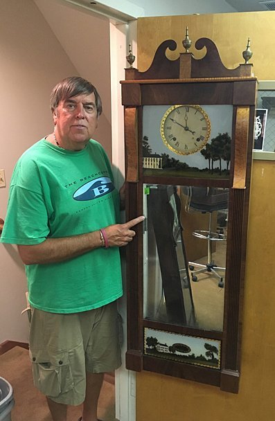 Joseph Ives Looking Glass Clock