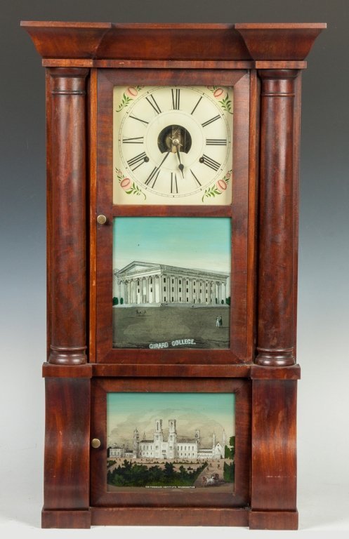 Birge Peck & Co.Empire Shelf Clock, Bristol, CT