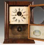 Silas B. Terry Miniature Reverse Ogee Shelf Clock