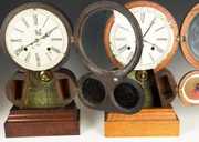 Two E. Ingraham & Co. Spectacle Shelf Clocks