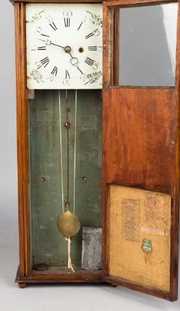 Rare Elnathan Taber Shelf Clock