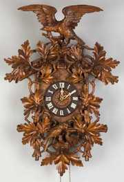 Carved Black Forrest Cuckoo Clock