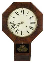 E.N. Welch Octagonal School House Clock