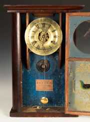 C. N. Jerome Round Side Shelf Clock