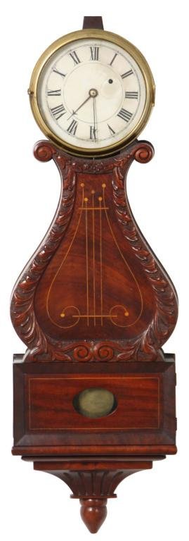 Boston Style Lyre Banjo Clock