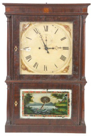 Heman Clark Salem Bridge Shelf Clock