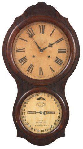 Ithaca Office No. 4 Double Dial Clock