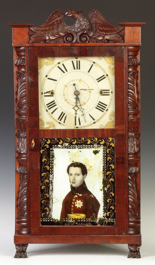 Erastus Hodges Shelf Clock