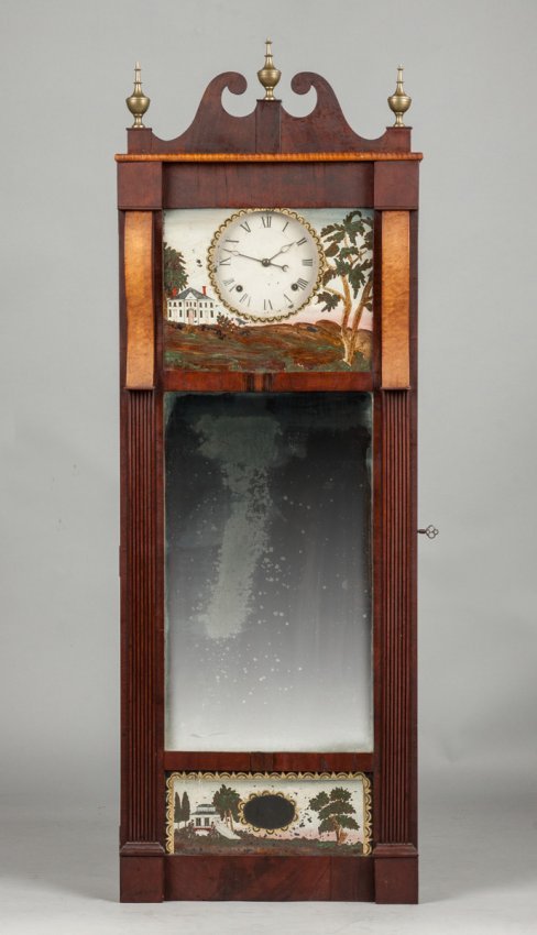 Joseph Ives Mirror Wall Clock