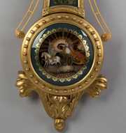 Fine & Rare Waltham Gilt Front Banjo Girandole Clock