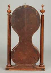 Joseph Ives Hourglass Shelf Clock, Plainville, CT