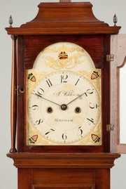 Fine and Rare Joshua Wilder Dwarf Clock, Hingham, MA