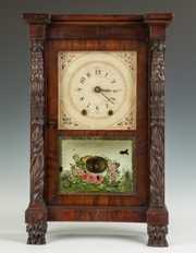 Rare Mark Leavenworth Miniature Shelf Clock