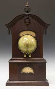 T.R. Timby Globe Shelf Clock, Baldwinsville, NY