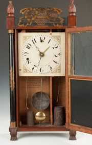 Silas Hoadley Miniature Shelf Clock