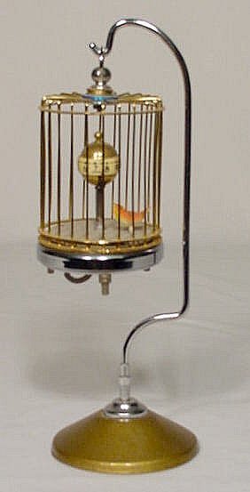 Floor Model Bird Cage Clock